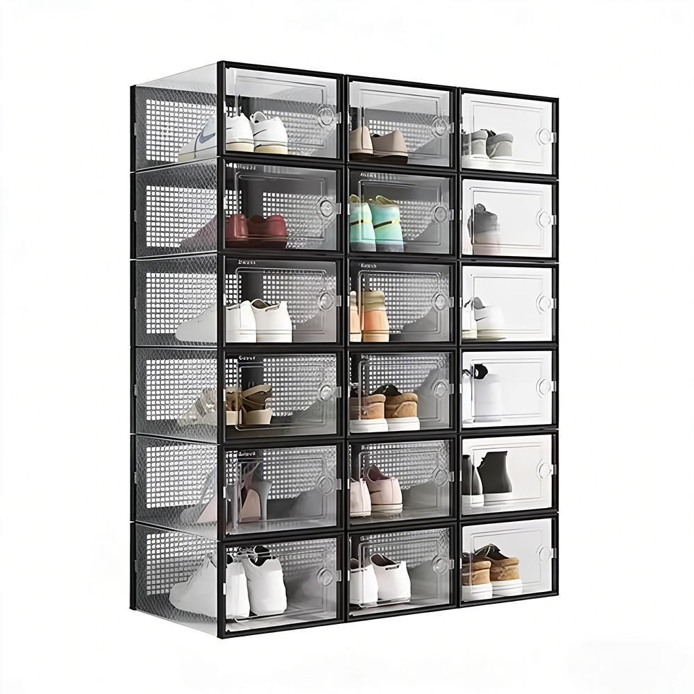 Sneaker Case - Confezione da 12 scatole trasparenti in