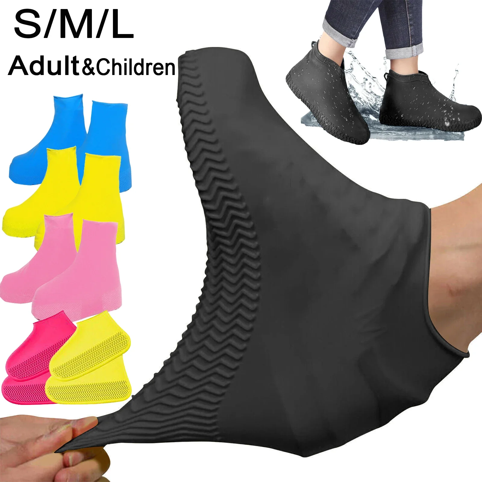 Sneaker Case - Copriscarpe impermeabili Stivali da pioggia antiscivolo